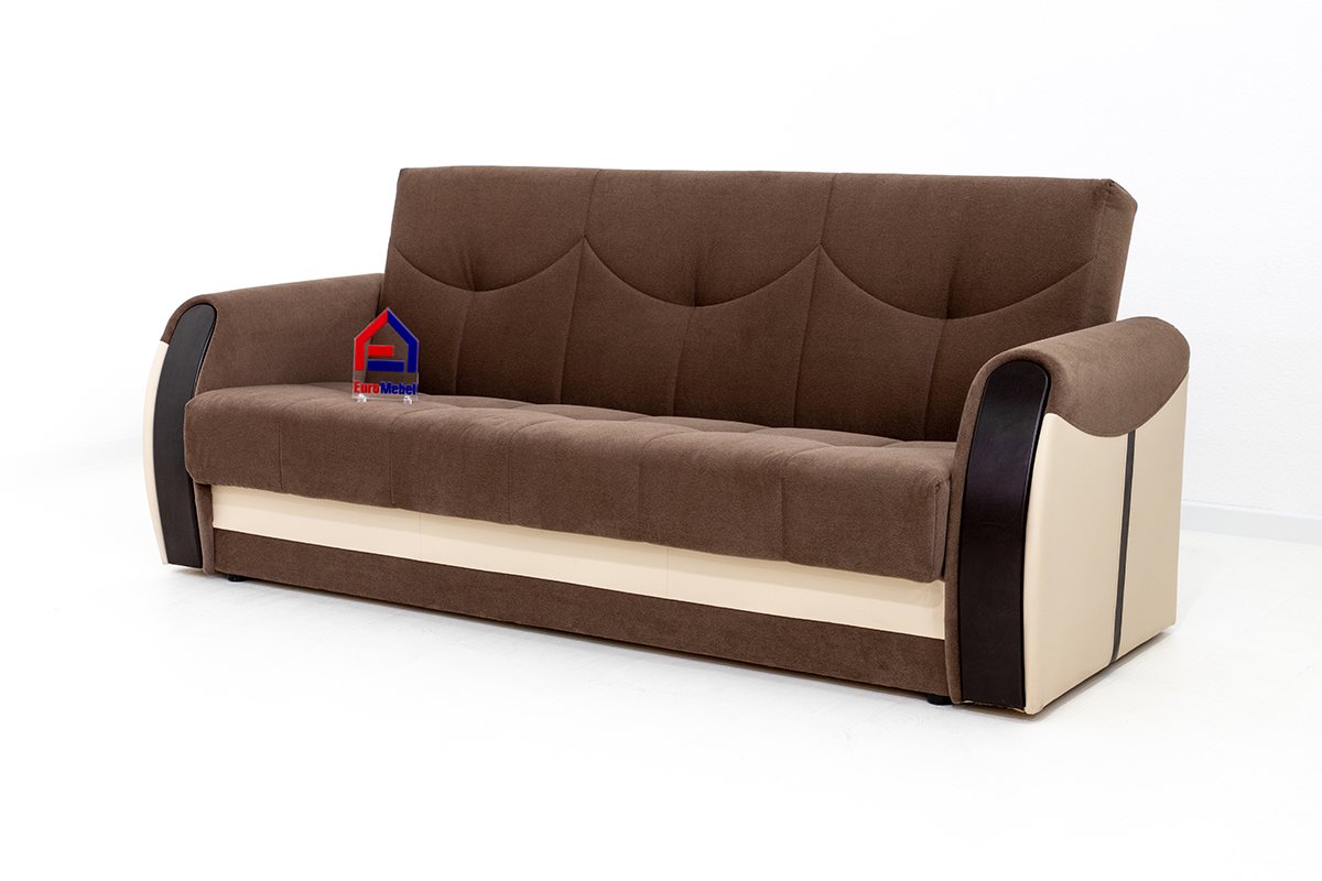 Комплект мягкой мебели АСМ Элегант Сиеста 4 кат 3 Ника 05 Ecotex 109 Ecotex 213 коричневый купить,NaN