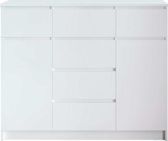 Комод Мебель Азии МС Мори МК 1200.4/2 белый купить,NaN