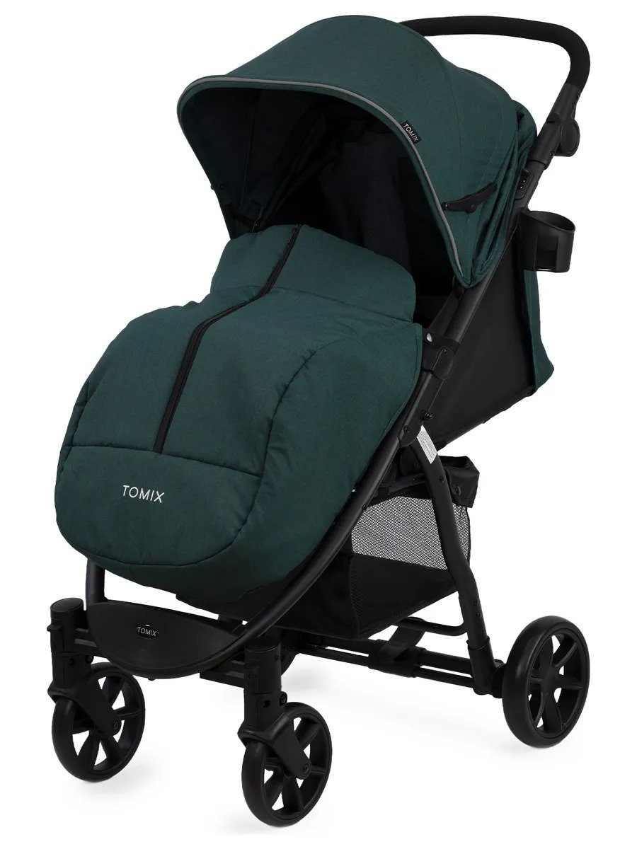 Коляска прогулочная Tomix Bliss V2 2022 Dark green/Black  купить,NaN