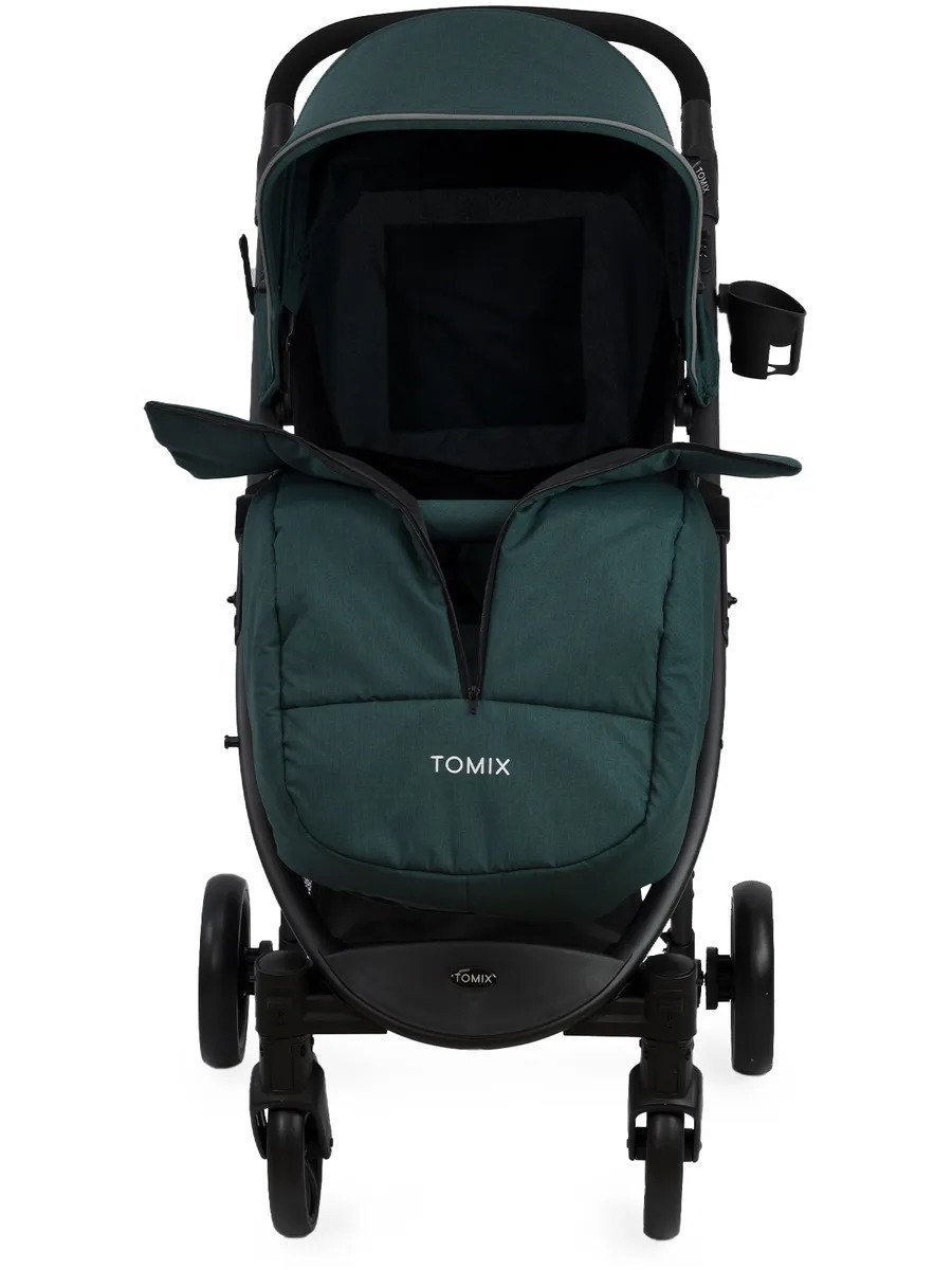 Коляска прогулочная Tomix Bliss V2 2022 Dark green/Black  купить,NaN