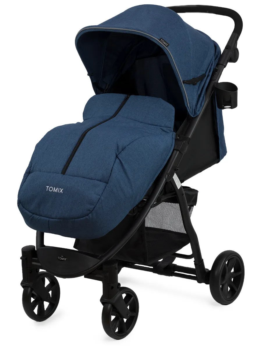 Коляска прогулочная Tomix Bliss V2 2022 Dark blue/Black  купить,NaN