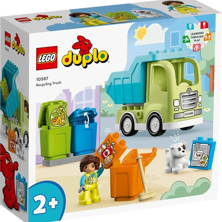 Конструктор Lego Дупло Мусоровоз 10987 15 деталей
