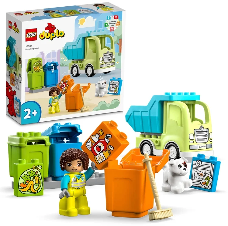 Конструктор Lego Дупло Мусоровоз 10987 15 деталей
