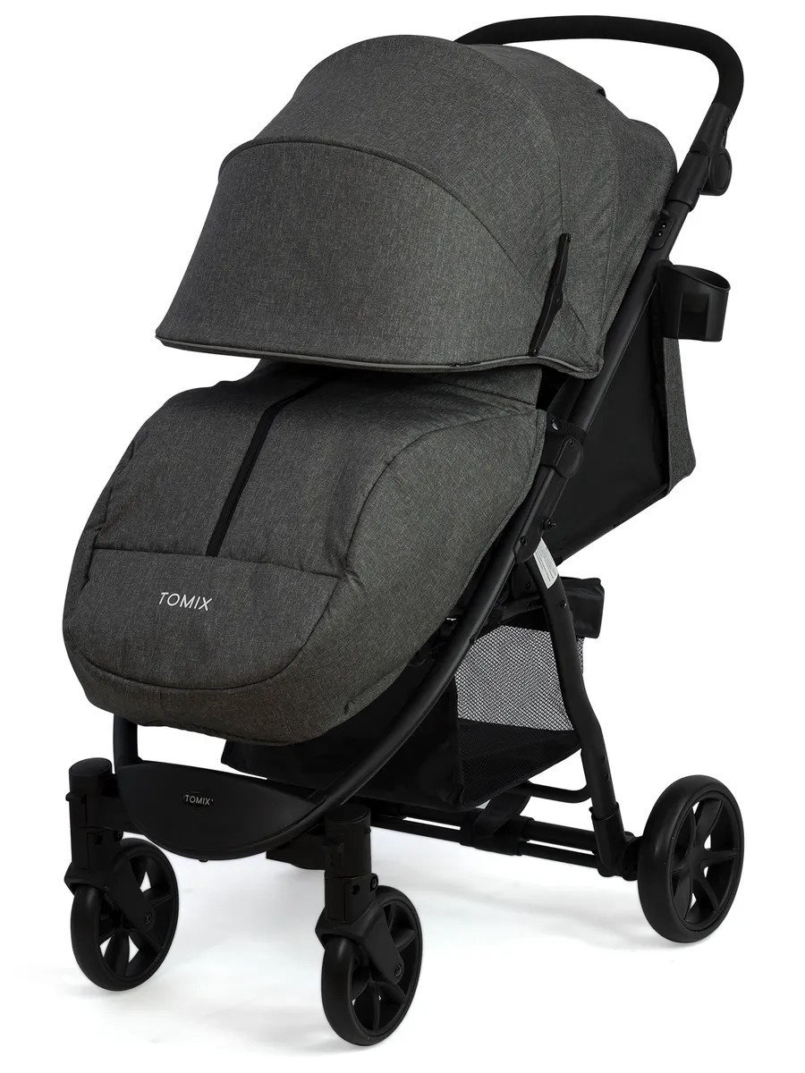 Коляска прогулочная Tomix Bliss V2 2022 Dark grey/Black  купить,NaN