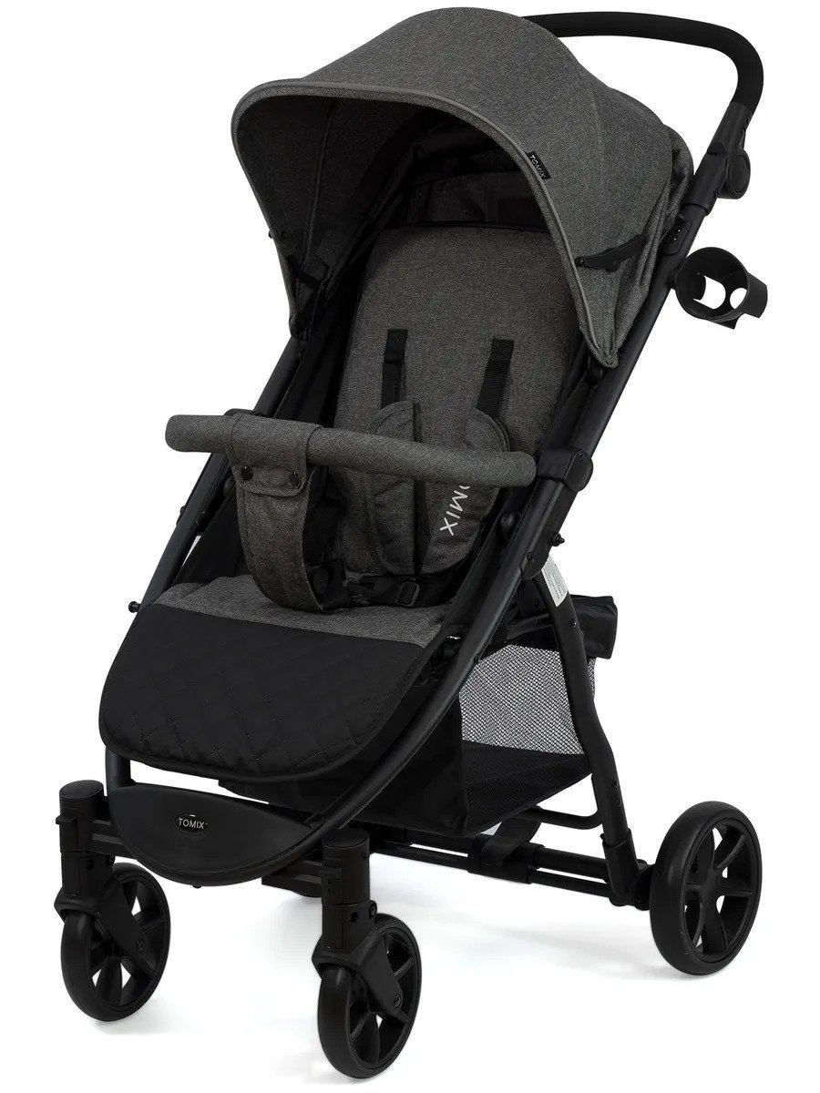 Коляска прогулочная Tomix Bliss V2 2022 Dark grey/Black  купить,NaN