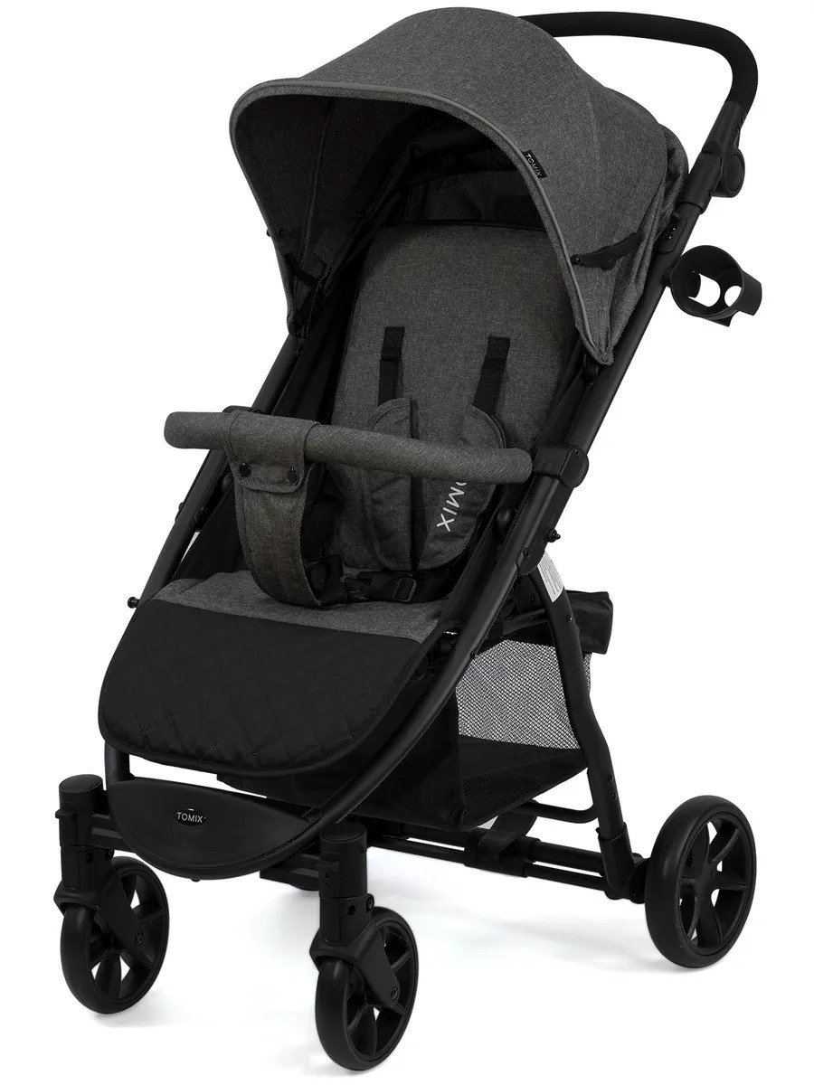 Коляска прогулочная Tomix Bliss V2 2022 Dark grey/Black  купить,NaN