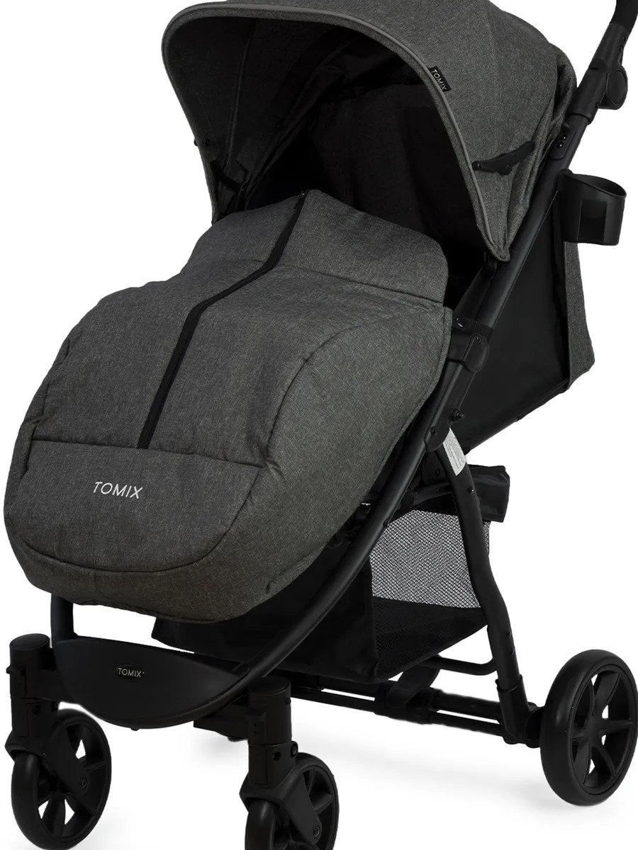Коляска прогулочная Tomix Bliss V2 2022 Dark grey/Black  купить,NaN
