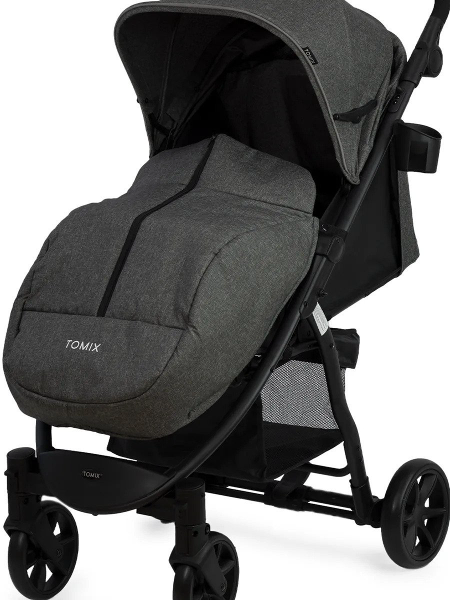 Коляска прогулочная Tomix Bliss V2 2022 Dark grey/Black  купить,NaN