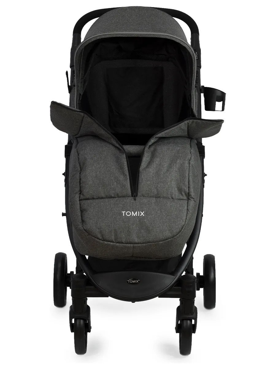 Коляска прогулочная Tomix Bliss V2 2022 Dark grey/Black  купить,NaN