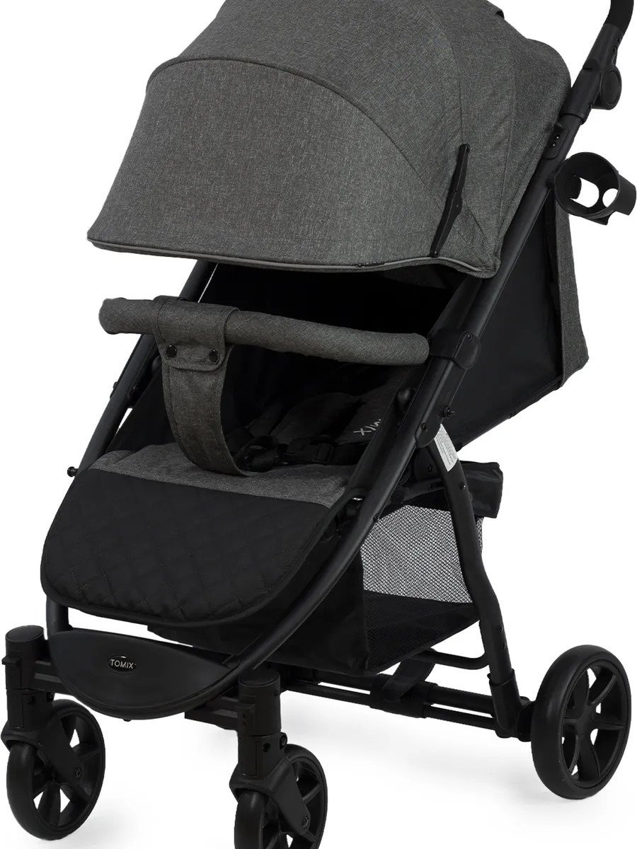 Коляска прогулочная Tomix Bliss V2 2022 Dark grey/Black  купить,NaN