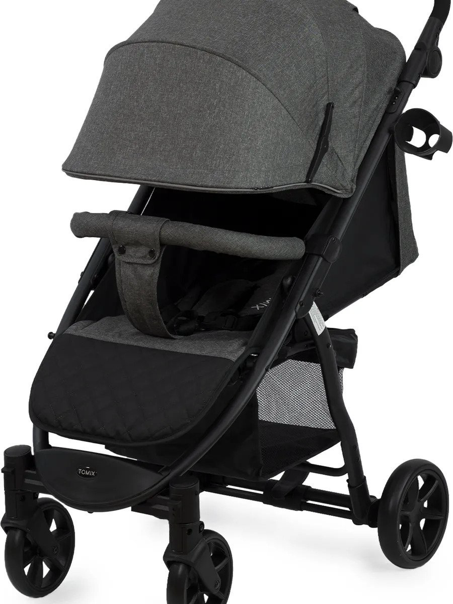 Коляска прогулочная Tomix Bliss V2 2022 Dark grey/Black  купить,NaN