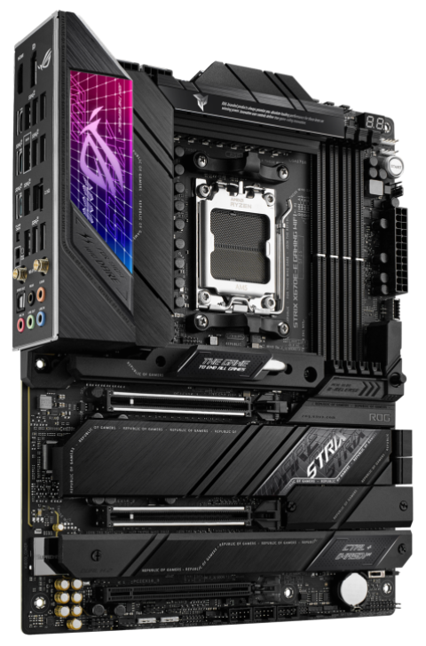 Материнская плата Asus ROG Strix X670E-E Gaming WIFI - ForteMarket Материнская плата Asus ROG Strix X670E-E Gaming WIFI купить,0