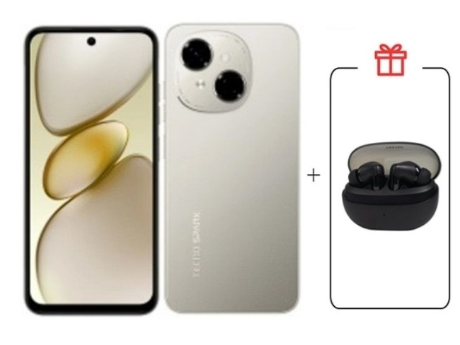 Смартфон Tecno Spark Go 1 3/64Gb Titanium Gold+подарок купить,NaN