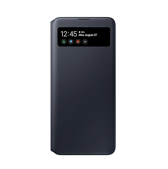 Чехол S View Wallet Cover для Samsung Galaxy A71 EF-EA715PBEGRU черный