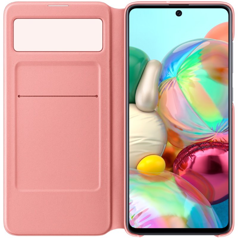 Чехол S View Wallet Cover для Samsung Galaxy A71 EF-EA715PWEGRU белый купить,NaN