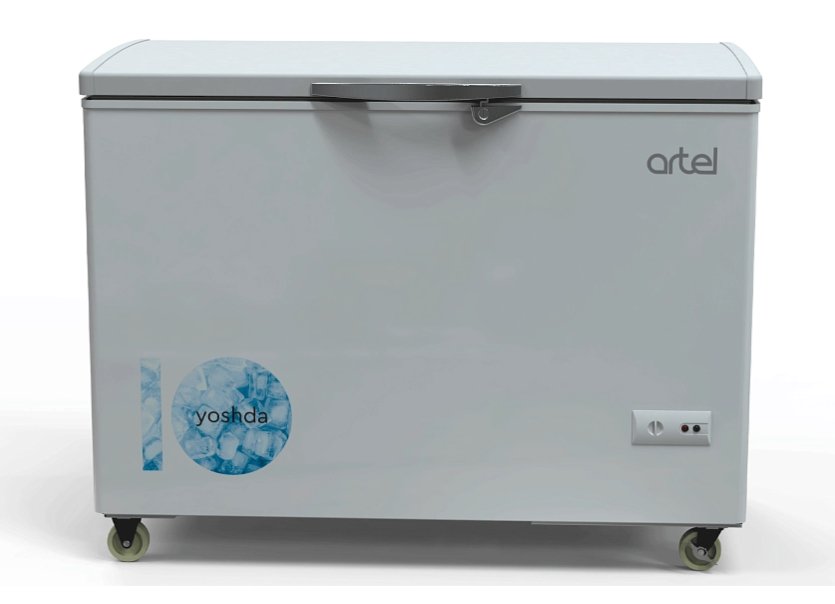 Морозильник Artel AFС370 белый 