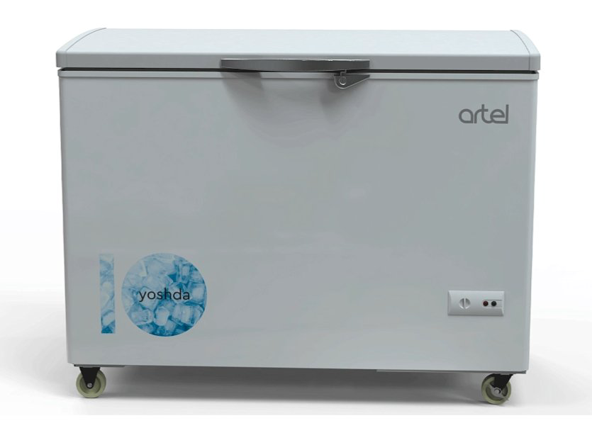Морозильник Artel AFС370 белый 