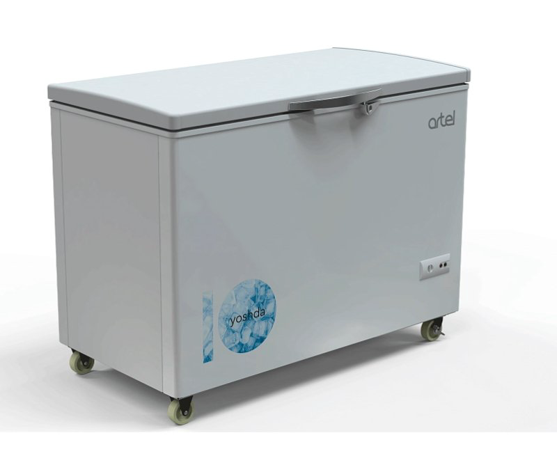Морозильник Artel AFС370 белый 