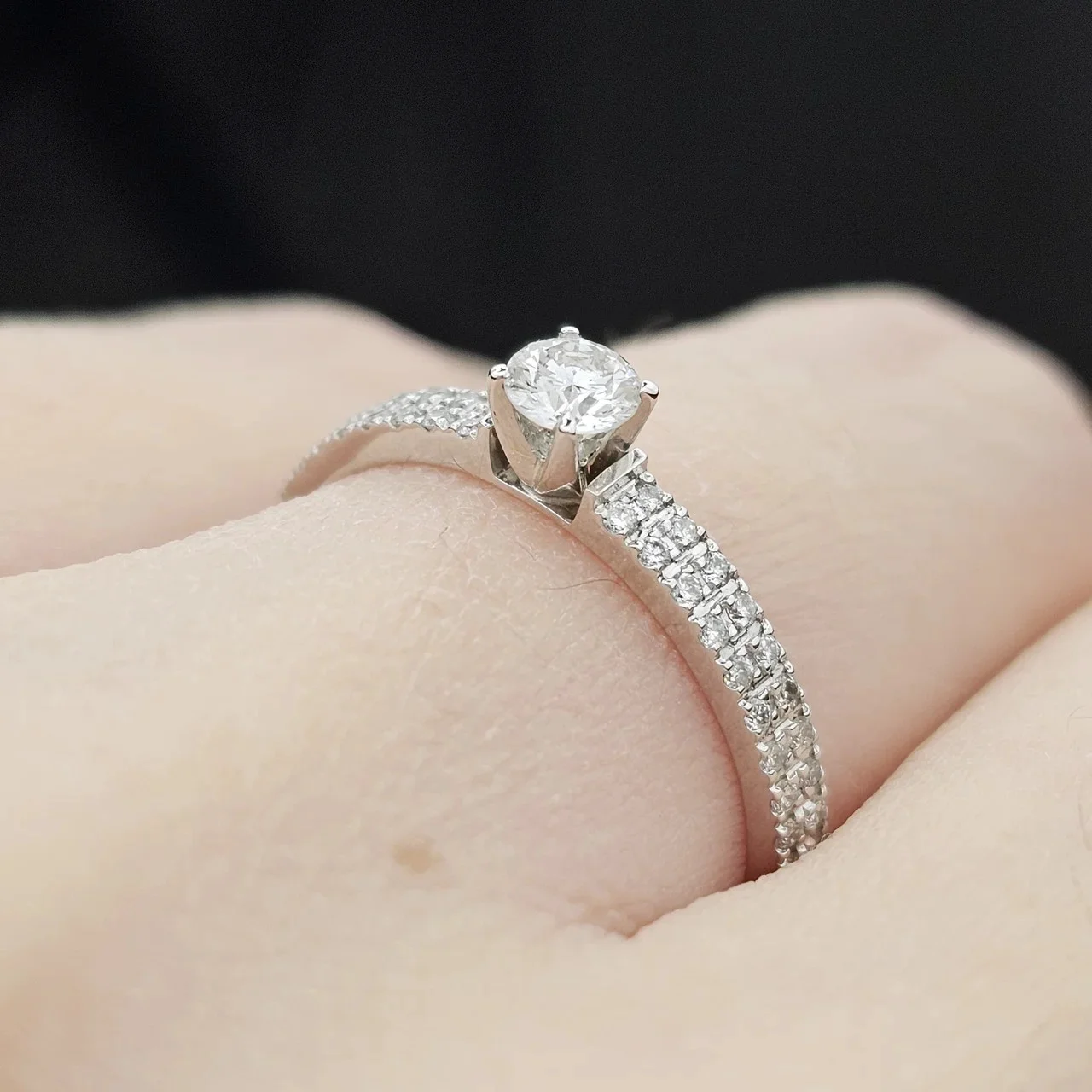 Кольцо Deimantas 113811244 17,5р 0,20ct. купить,NaN
