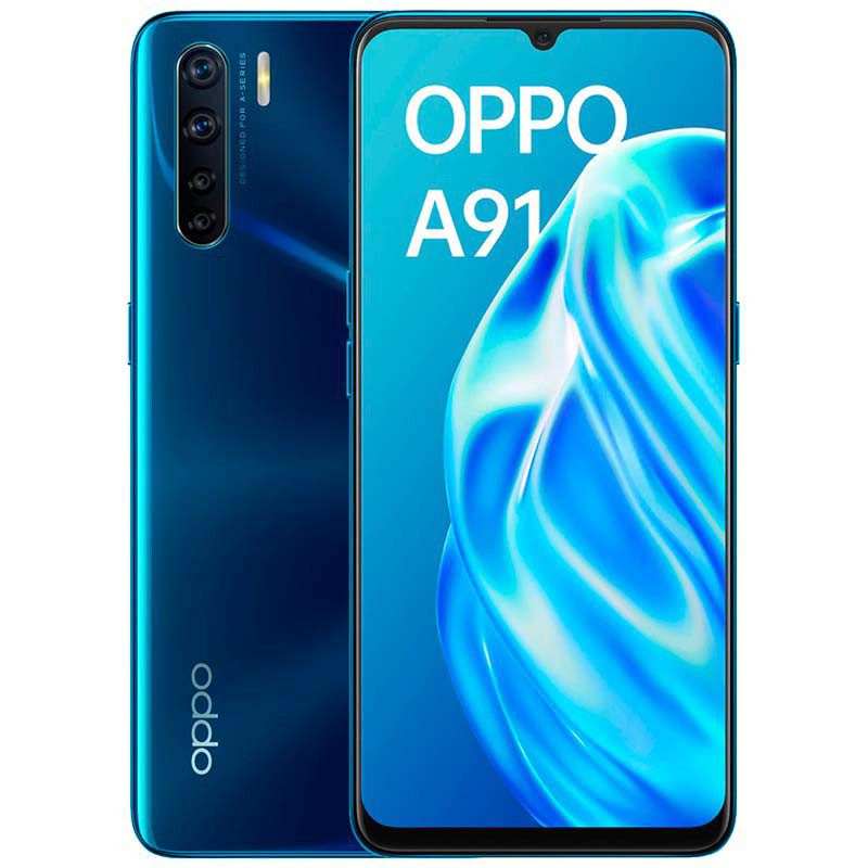 Смартфон Oppo A91 128Gb Blazing Blue купить,NaN