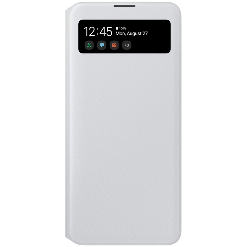 Чехол S View Wallet Cover для Samsung Galaxy A71 EF-EA715PWEGRU белый купить,NaN