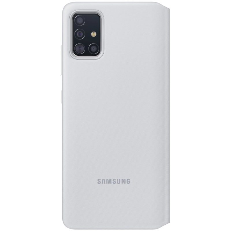 Чехол S View Wallet Cover для Samsung Galaxy A71 EF-EA715PWEGRU белый купить,NaN