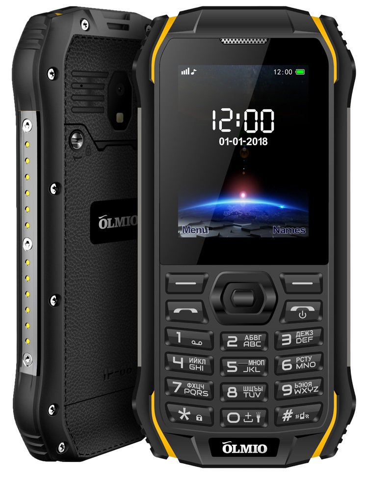 Мобильный телефон Olmio X05 Black-Yellow