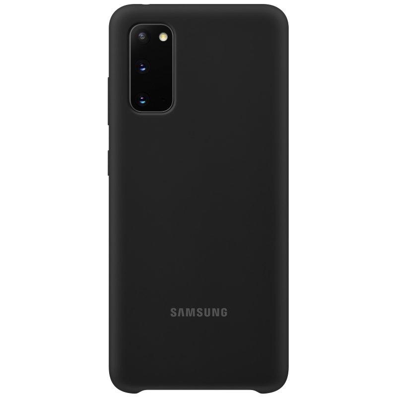 Чехол Samsung Silicone Cover для Galaxy S20 EF-PG980TBEGRU черный