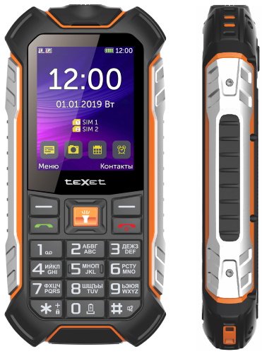 Мобильный телефон Texet TM-530R Black