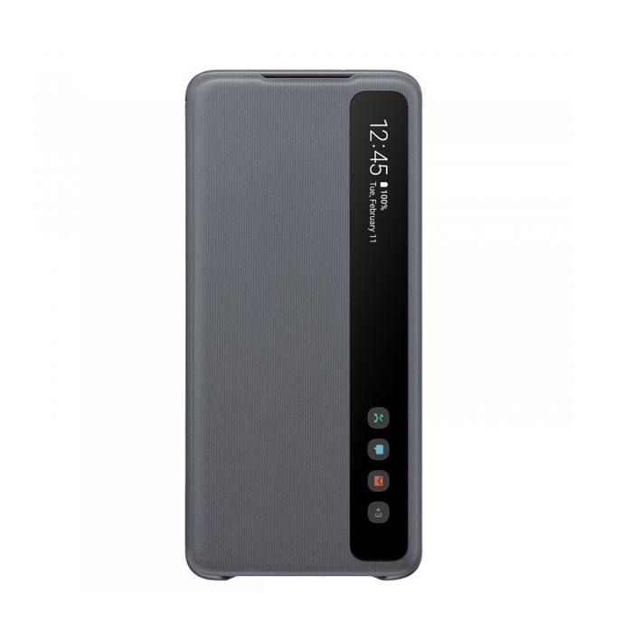 Чехол Samsung Smart Clear View Cover для Galaxy S20+ EF-ZG985CJEGRU серый купить,NaN