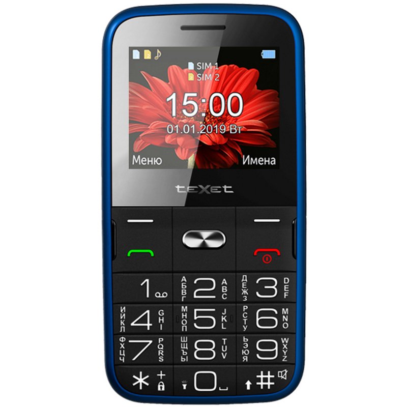 Мобильный телефон Texet TM-B227 Blue купить,NaN