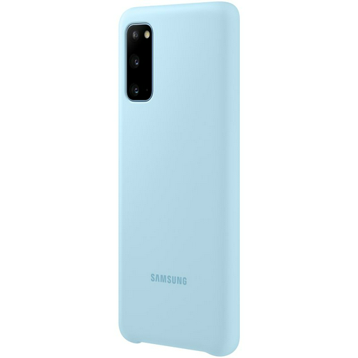 Чехол Samsung Silicone Cover для Galaxy S20 EF-PG980TLEGRU голубой
