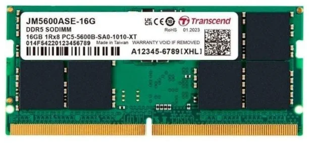 Оперативная память Transcend JM5600ASE-16G 1x16Gb