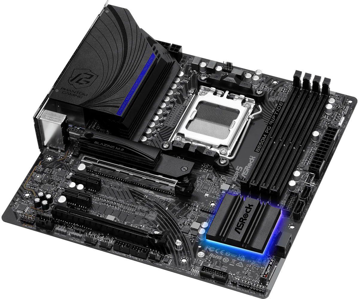 Материнская плата ASRock B650M PG Riptide 90-MXBJ90-A0UAYZ купить,0
