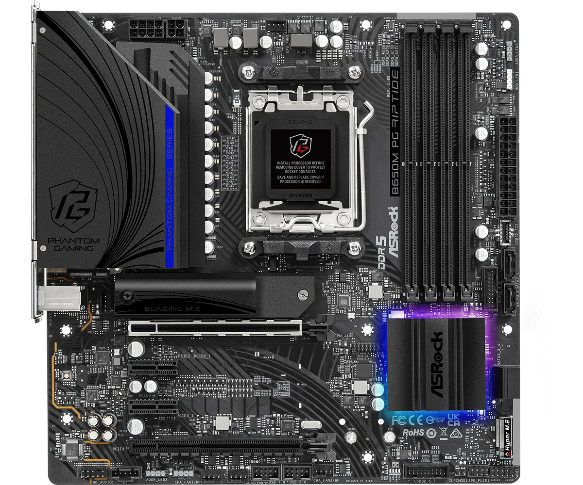 Материнская плата ASRock B650M PG Riptide 90-MXBJ90-A0UAYZ