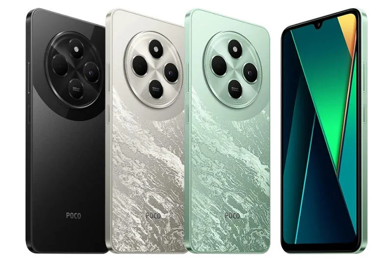 Смартфон Xiaomi Poco C75 6/128Gb Black купить,NaN