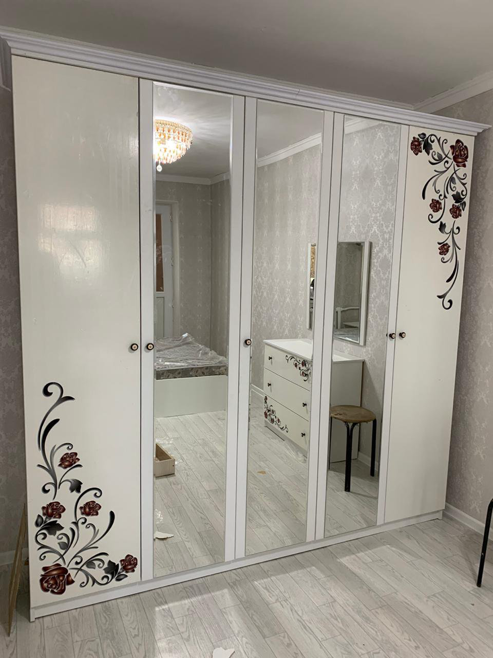 Спальный гарнитур Амели 5Д белый купить,NaN