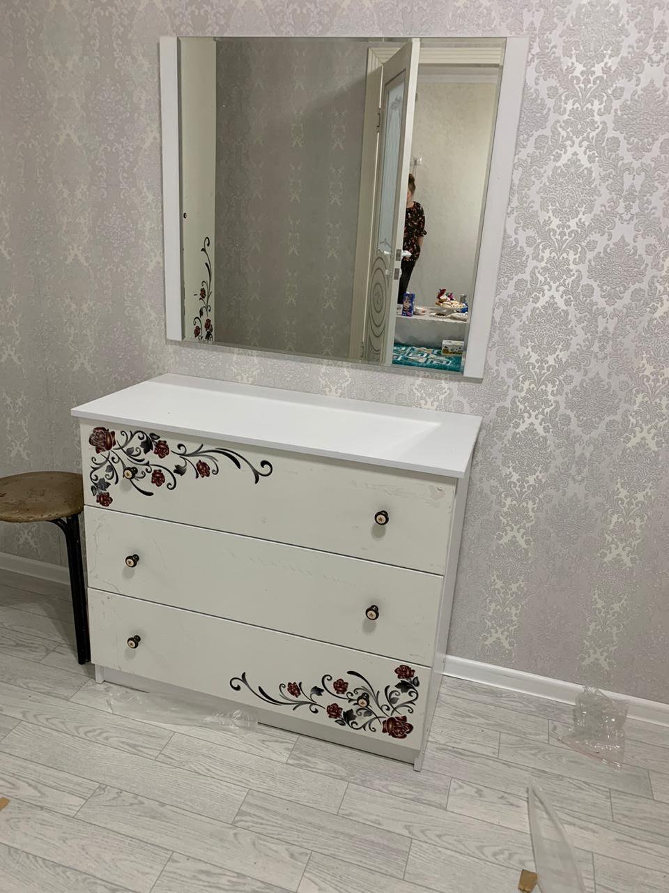 Спальный гарнитур Амели 5Д белый купить,NaN