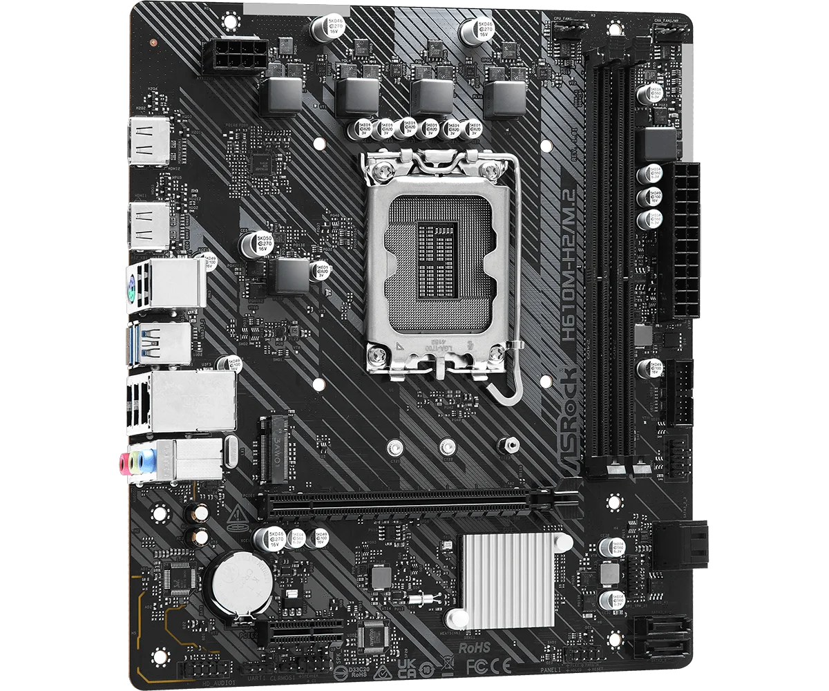 Материнская плата ASRock H610M-H2/M.2 DDR4 - ForteMarket Материнская плата ASRock H610M-H2/M.2 DDR4 купить,0