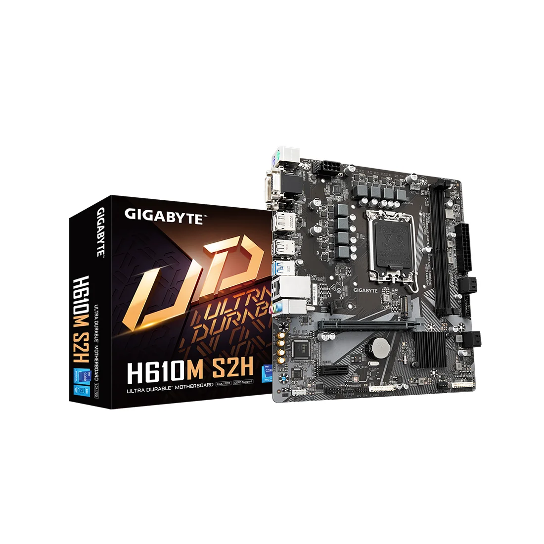 Материнская плата Gigabyte H610M S2H DDR5 купить,0