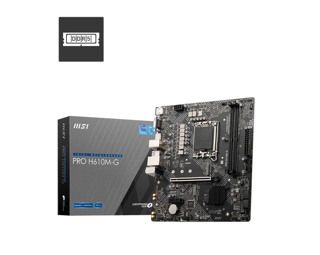 Материнская плата MSI Pro H610M-G DDR5 - ForteMarket Материнская плата MSI Pro H610M-G DDR5 купить,0