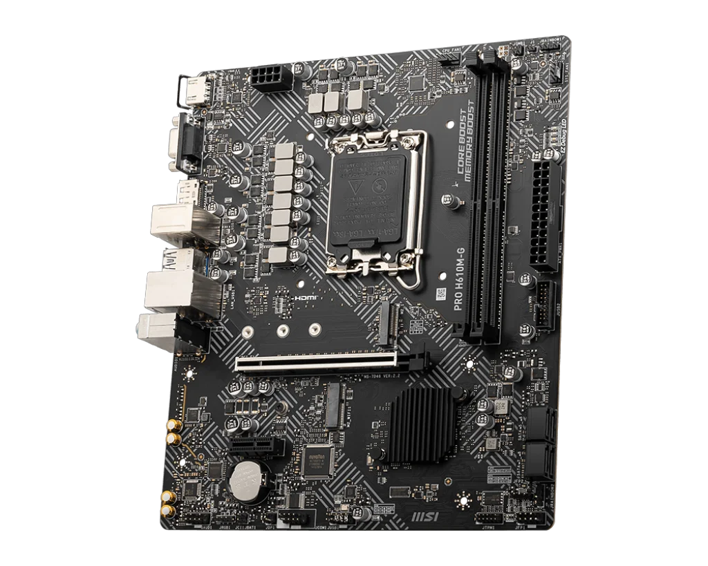 Материнская плата MSI Pro H610M-G DDR5 - ForteMarket Материнская плата MSI Pro H610M-G DDR5 купить,0