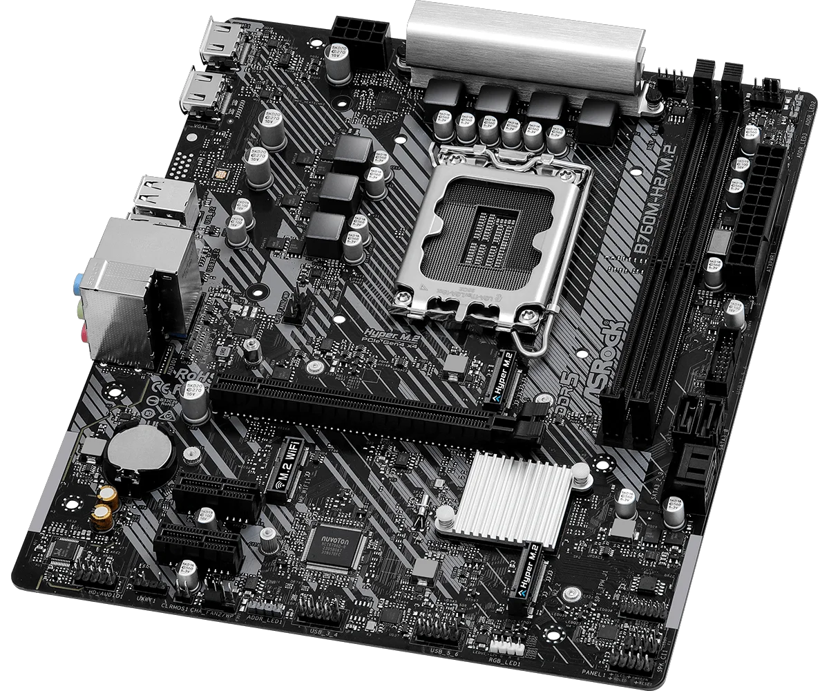 Материнская плата ASRock B760M-H2/M.2 DDR5 купить,0