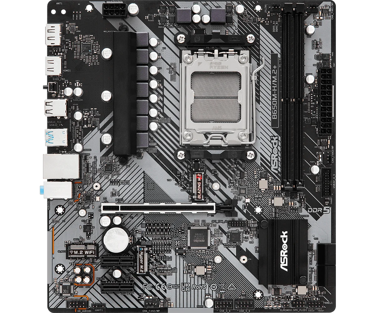 Материнская плата ASRock B650M-H/M.2+ DDR5