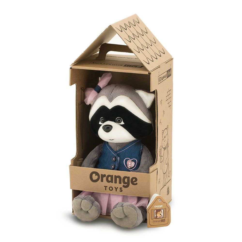 Мягкая игрушка Orange Енотик Дэйзи Джинсовая вечеринка 20см  купить,NaN