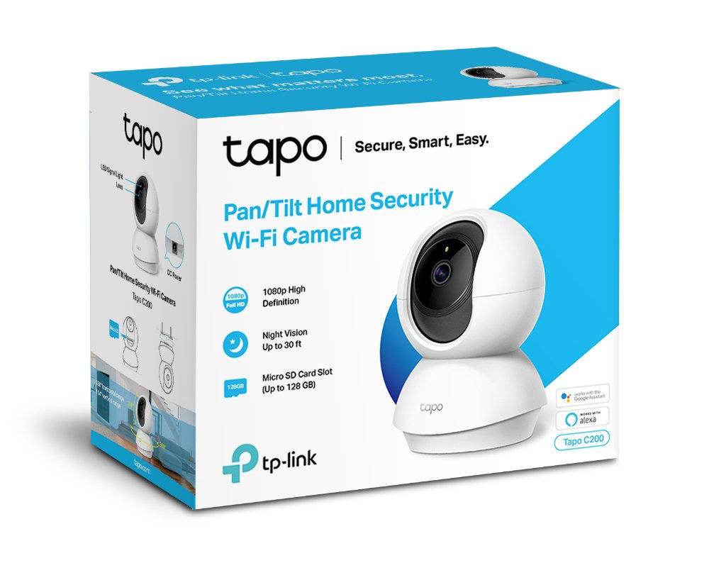 IP камера TP-Link Tapo C200 белая - ForteMarket IP камера TP-Link Tapo C200 белая купить,23990