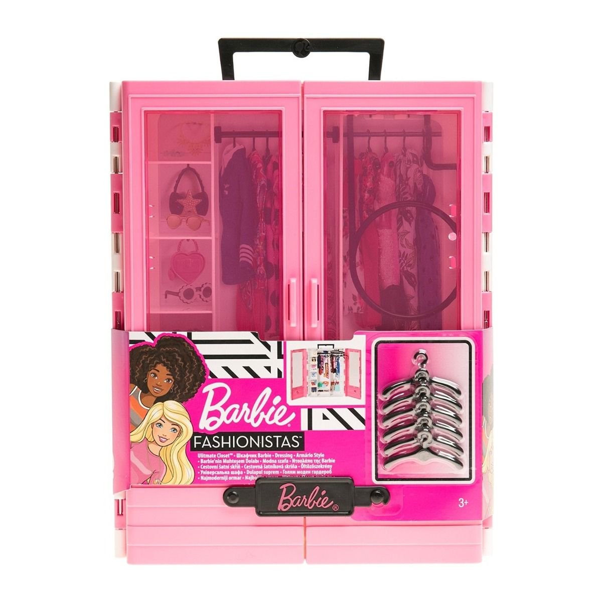 Шкаф модницы Mattel  Barbie GBK110 розовый купить,NaN