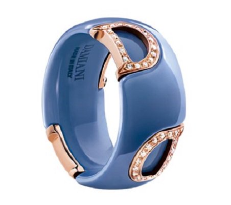 Кольцо Damiani 10582 д 17,5р 2,1гр 6,3гр 0,216ct. купить,NaN