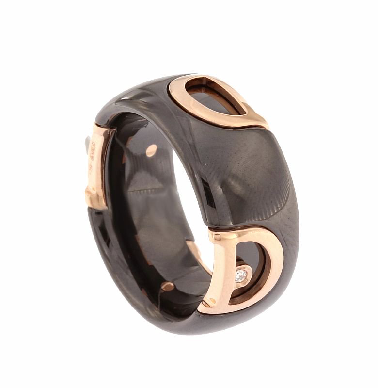 Кольцо Damiani 11981 д 17,5р 2,4гр 7,2гр 0,01ct. купить,NaN