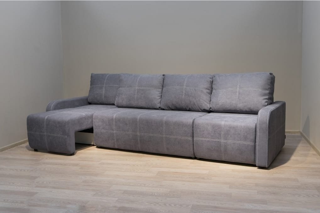 Диван Комфорт-S Патрик 2 угловой Lounge 14 серый купить,NaN